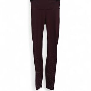 Lululemon Maroon & Grey Leggings